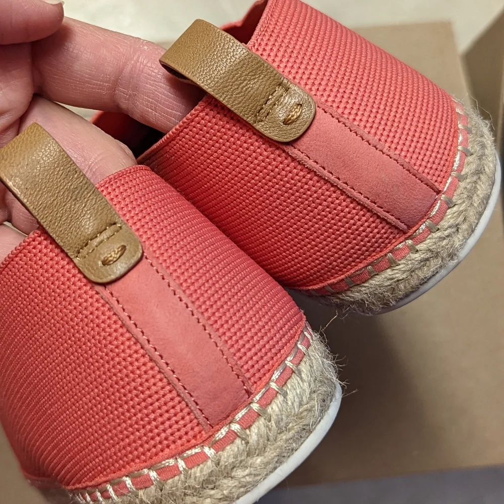 Kenneth Cole Gentle Souls coral Lizzy slip on espadrilles size 8.5 - Picture 9 of 9